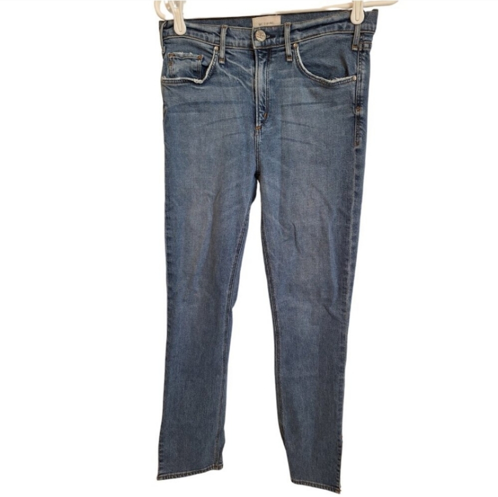 Anthropologie McGuire Denim Light Wash Skinny Jeans. Stretch Mid-Rise, Size 29.